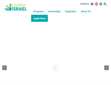 Tablet Screenshot of careerisrael.com